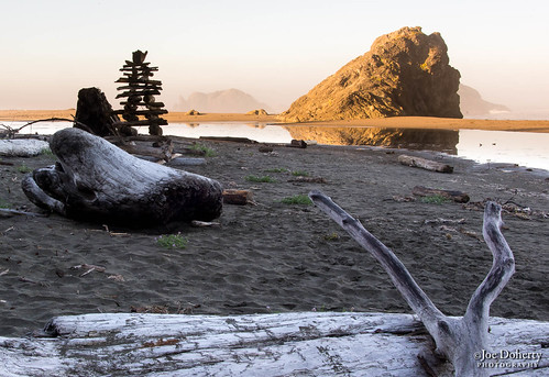JD_HarrisBeach_130628_0008.jpg by secondcareer, brookings oregon beach reflections sunrise pacific coast trip pacificcoasttrip