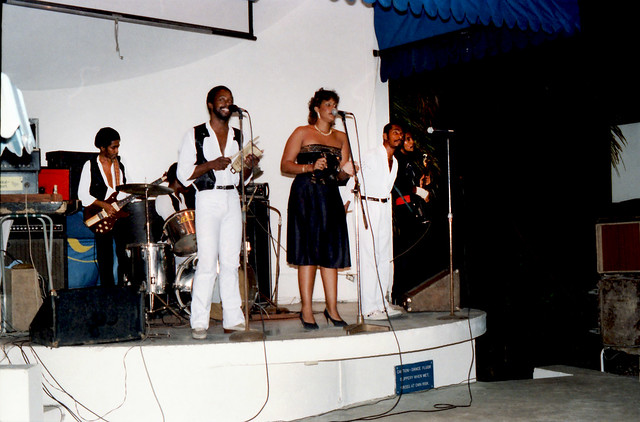 Barbados Caribbean Cultural Dancing Dec 1983 002 Singer