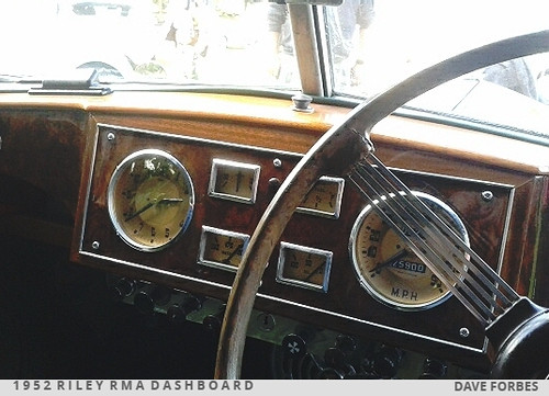 Riley Rma Interior 1952 RILEY RMA DASHBOARD | © D a v e F o r b e s Engagement … | Flickr