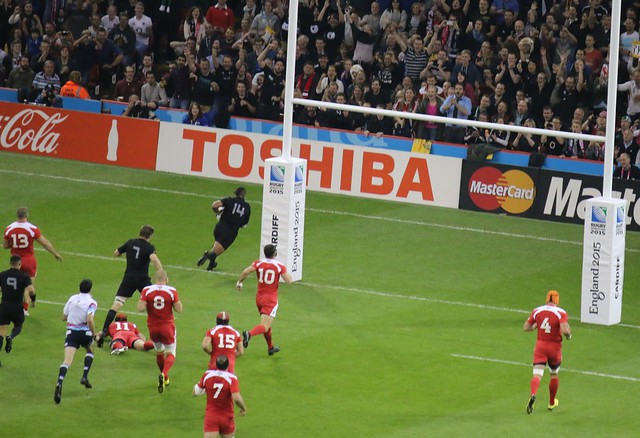 Waisake Naholo Try, New Zealand, Rugby World Cup