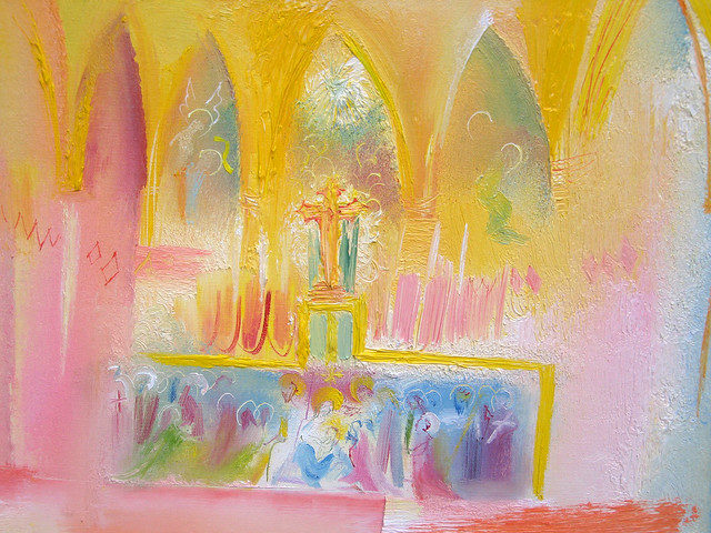 The Altar, St James's Spanish Place (Detail) 2015 by Stephen B. Whatley