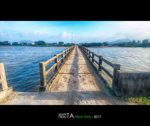 bridge binhdinh quynhon longsong vietnam landscape