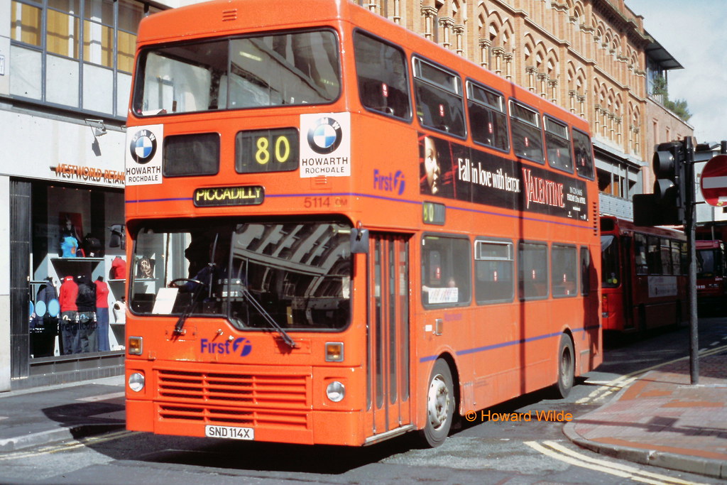 First Manchester 5114 (SND 114X) | Manchester, Oldham Street… | Flickr