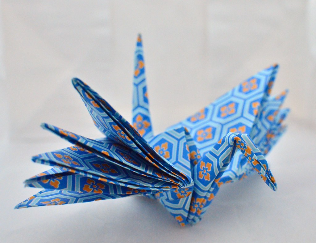 origami cane with ten wings | Origami crane with ten wings i… | Flickr