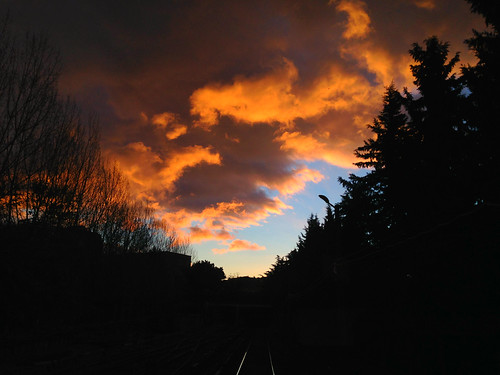 Sunrise by Geo Max, Tbilisi, Georgiamorning sunset sky cloud window weather clouds georgia subway wonder fire gold sweet