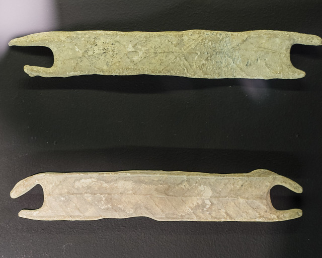 Cast lead objects from Vrychos, Samothrace