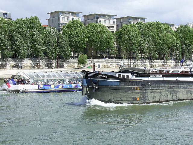 Boats on the River Seine