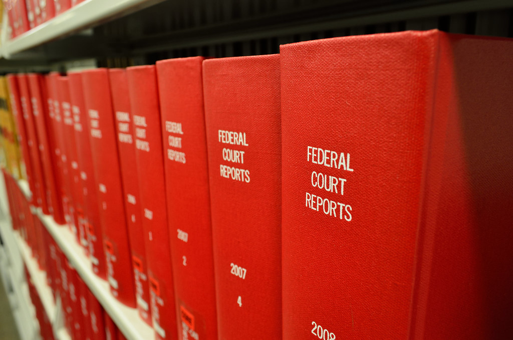 Federal Court Reports bookshelf