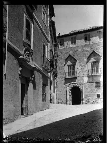 Palacio de Peromoro en Toledo hacia 1920. Fotografía de Enrique Guinea Maquíbar © Archivo Municipal de Vitoria-Gasteiz
