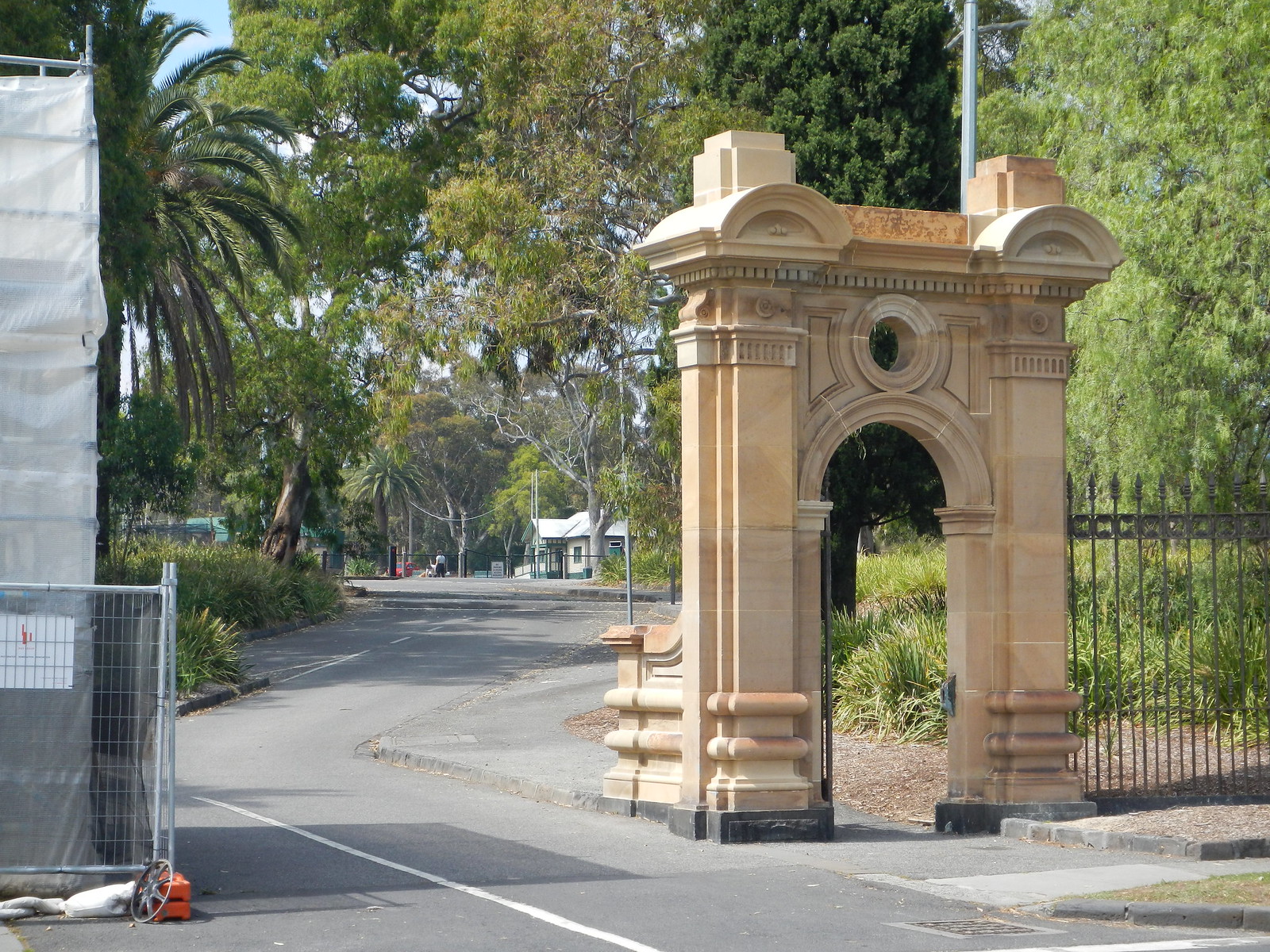 Main Drive Gates at Victoria Park