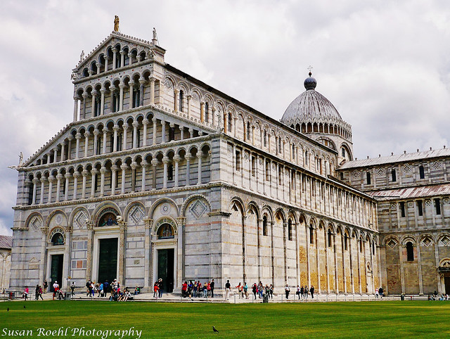 The Cathedral in the Piazza del Duomo in Pisa