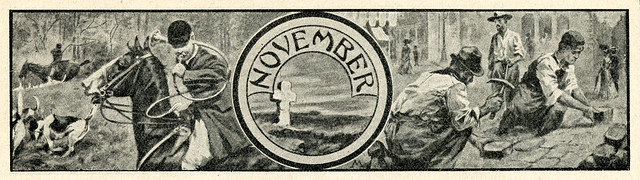 Neuer Welt-Kalender 1913 Monatsbild November