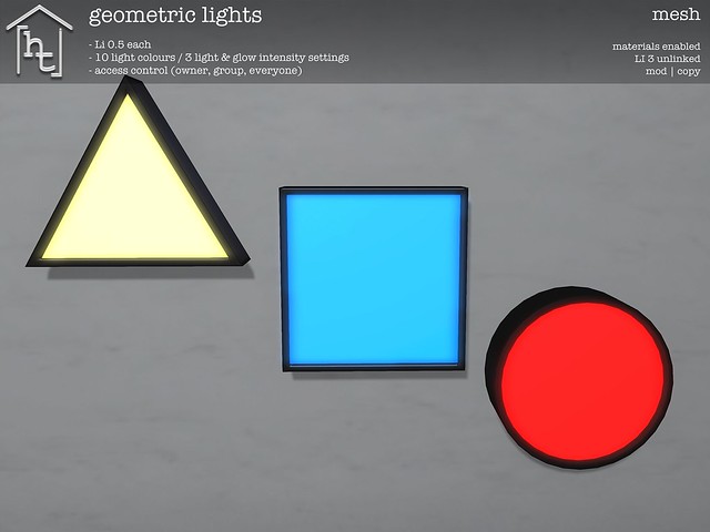 [ht:home] geometric lights
