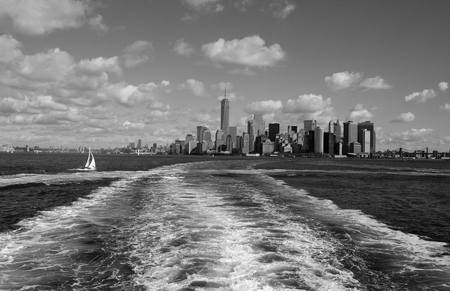 Sailing near Manhattan