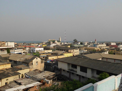 africa city town view rooftops ghana westafrica afrika westafrika afrique capecoast 2011 centralregion غانا أفريقيا