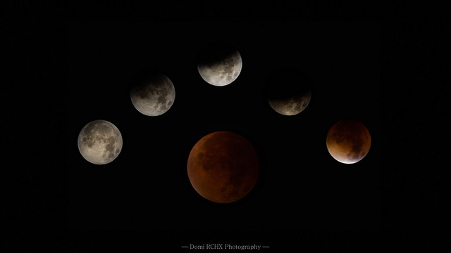 Lunar Eclipse from French Riviera, FRANCE 09-28-15 by Domi RCHX Photography