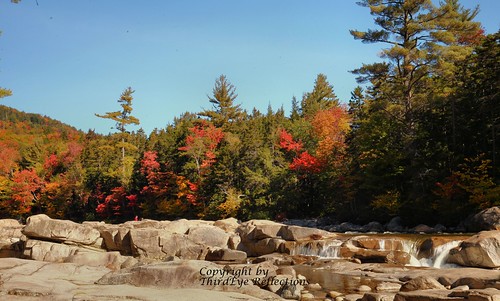 fall nature colors newhampshire whitemountains waterfalls kancamagushighway swiftriver