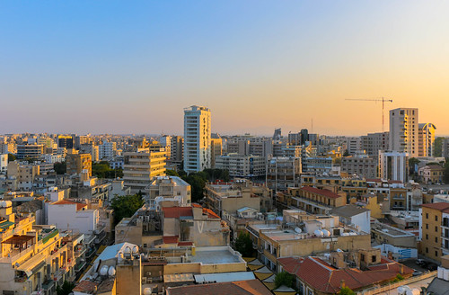 6:40 PM over Downtown Nicosia | by Lucas.Klappas