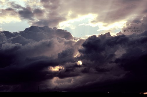 Evil is coming #eviliscoming #clouds #evil | by mac d-ski photography