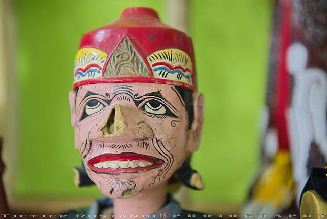 Old Wayang puppet