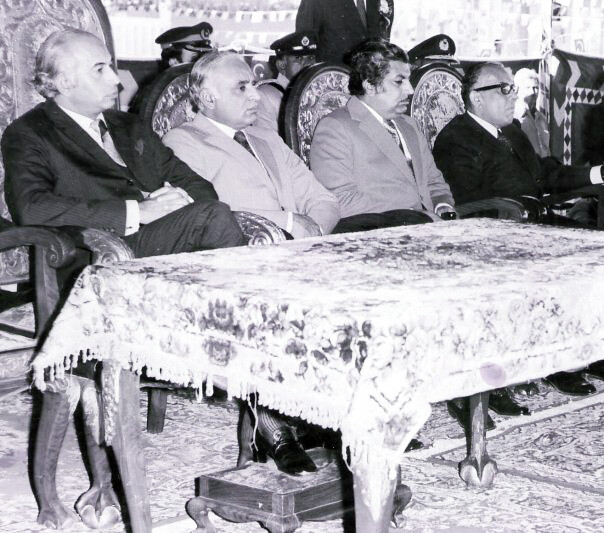 Z A Bhutto, Justice Shaikh, Jatoi and my father