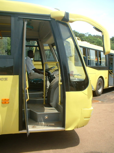 Bus Parked Outside Accra's Makola Market, Ghana | by transaid images