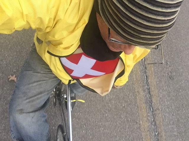 Here's to Ferdi Kübler, who passed away at age 97 two days ago. I put on a Swiss national jersey for the last ride of 2016 with him in mind.