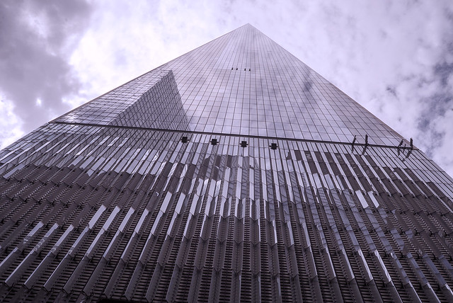 A Triangular View Of World Trade Center NYC (Bottom To Top - My title for this is called 