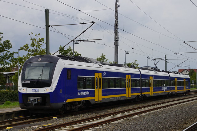 NordWestBahn ET 440 346 Regio S-Bahn Bremen in Bad Zwischenahn 15-09-2015