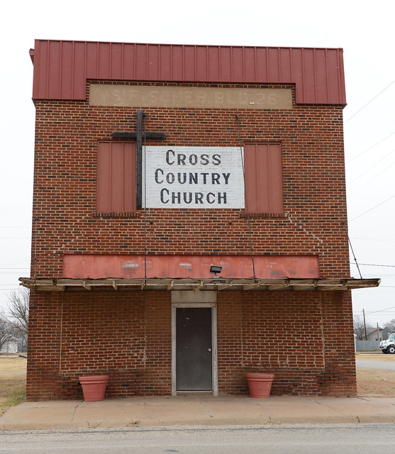 Storefront church, Holliday, Texas