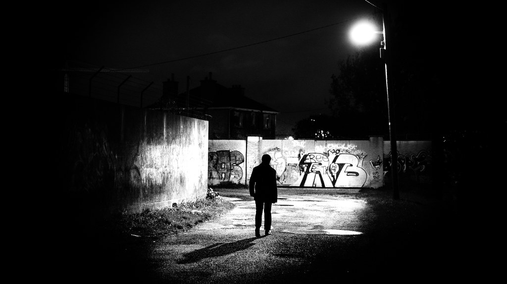 The corner - Dublin, Ireland - Black and white street photography