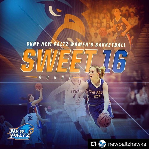 After the 83-80 Win over Ithaca College, the SUNY New Paltz Women's Basketball Team punched their ticket to the Sweet Sixteen of the NCAA Tournament!!! #surviveandadvance #marchmadness #nphawks #newpaltzhawks #sunynewpaltz #npsocial #Repost @newpaltzhawks