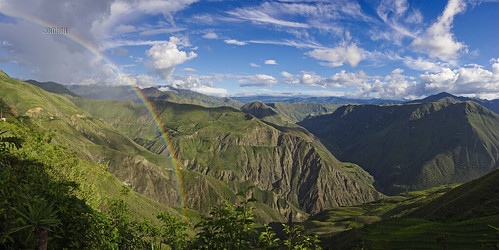 jomaga pentax rainbow blue colombia arcoiris montaña cadena montañosa nariño pasto color natural naturaleza paisaje panoramica nwm