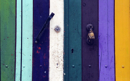 Oaxaca door with knocker | Timothy Neesam | Flickr