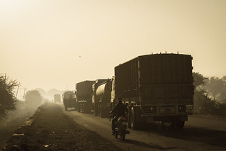 Rural Morning Traffic, Dholka