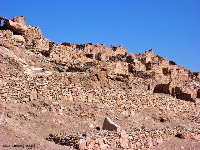 Historic Atacamanian Stone Fortification at Pukara Valle de Lasana, Atacama Desert - El Loa Province, Antofagasta Region, Chile