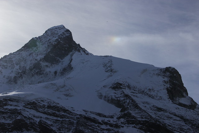 Matterhorn with sundog