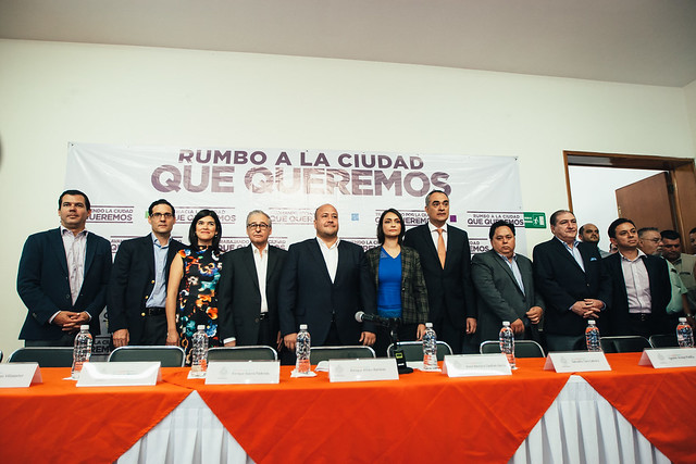 Presentación del Gabinete del Gobierno Municipal de Guadalajara 2015-2018