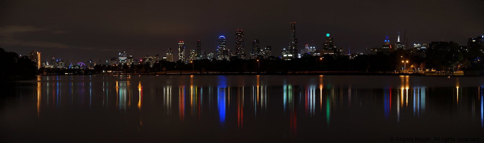 Melbourne Night Panorama