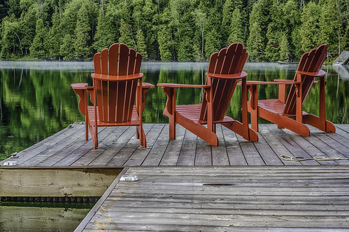 lake ontario canada dock chairs haleystation