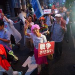 2015.8.30｜戦争に反対する男の娘デモ@秋葉原｜Boys dressed as girls protest Abe's military bills in Akihabara, Tokyo, 2015/8/30.