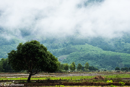 diênđiền khánhhòa vietnam vn rain landscape green clouds valley
