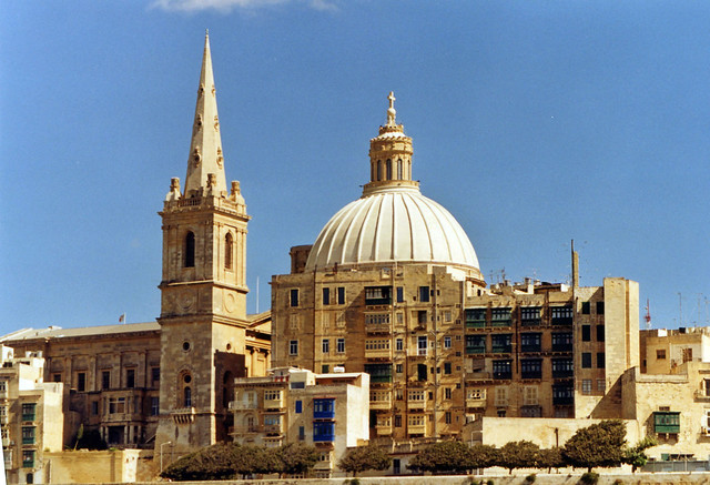 2003.09.013 MALTE - La Valette - dôme de la cathédrale