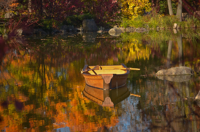 Rowboat on the Pond