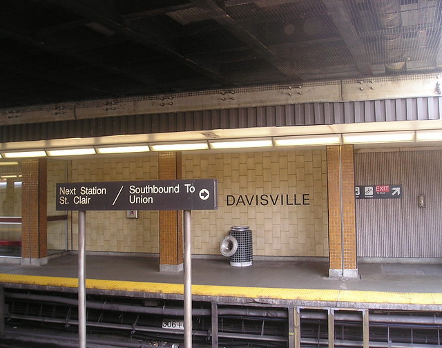 East Side of Davisville Station