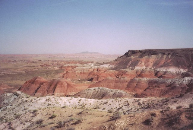 A view of the Painted Desert