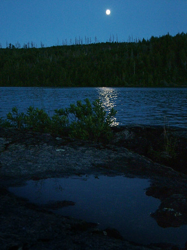 moon lake reflection water minnesota forest moonlight canoeing boundarywaters bwca bwcaw winchelllake