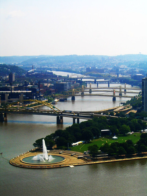 The Point from Mt Washington, Pittsburgh