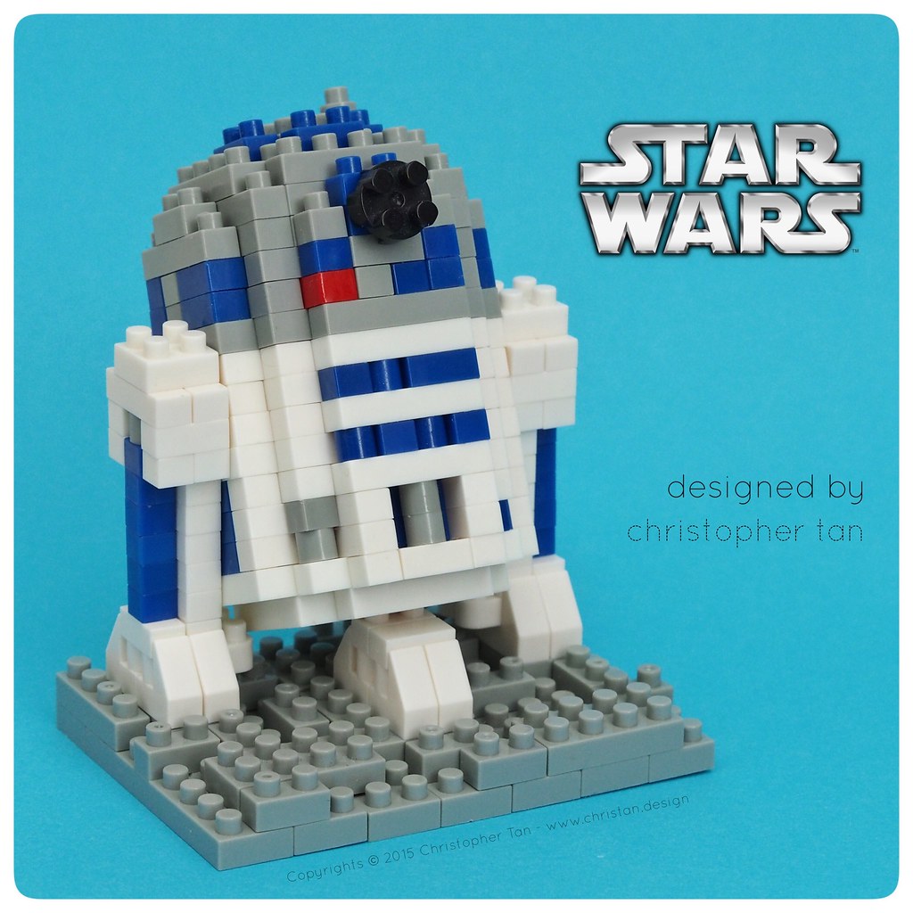 nanoblock R2-D2 | This is my extra cute version of nanoblock… | Flickr