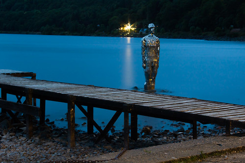 man water dark mirror scotland long exposure outdoor loch earnhead